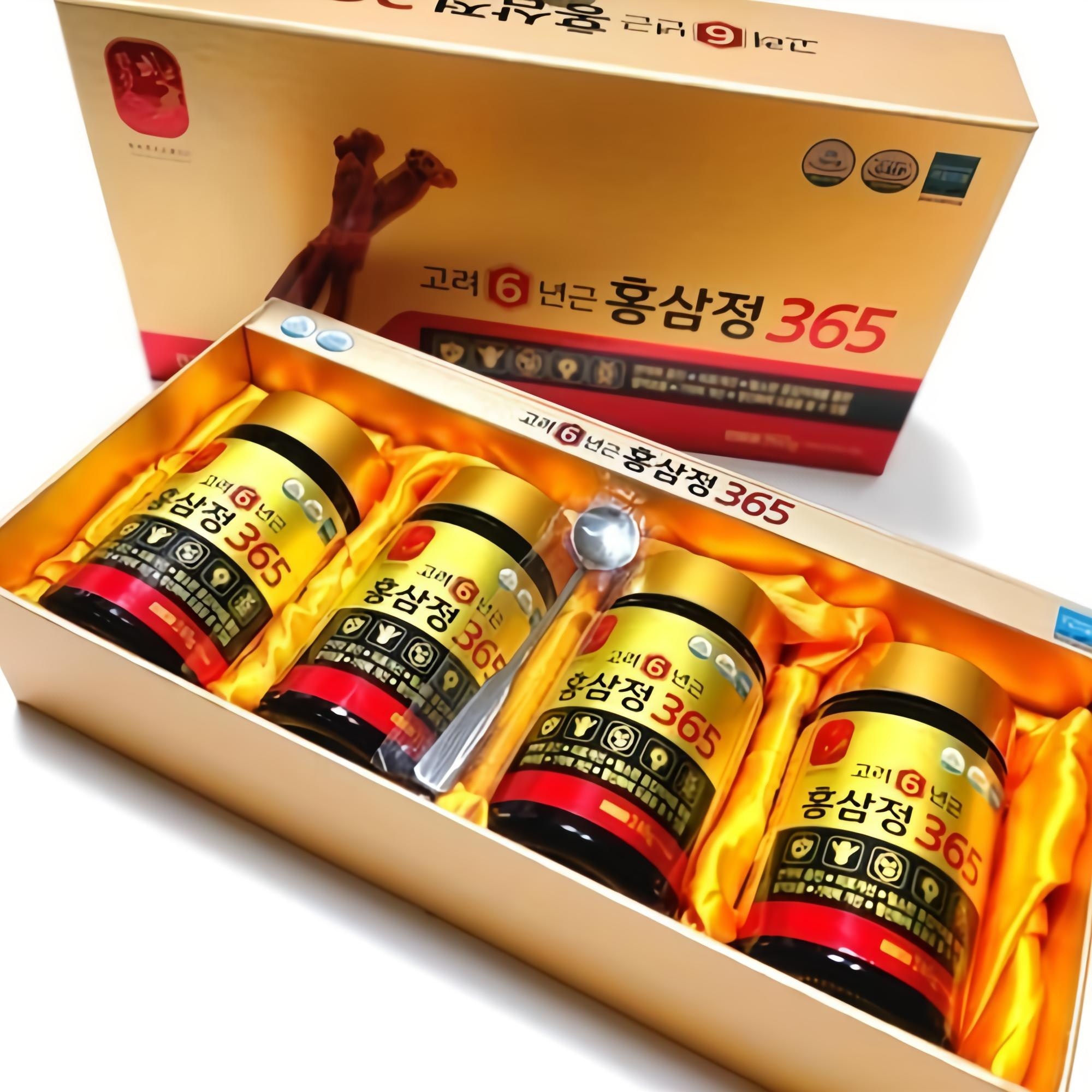 한삼수 6년근 고려홍삼정 365 선물세트 4병