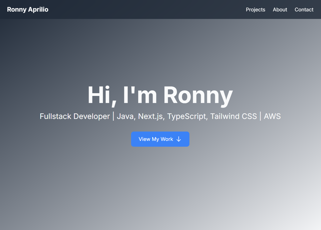 Personal Portfolio Website