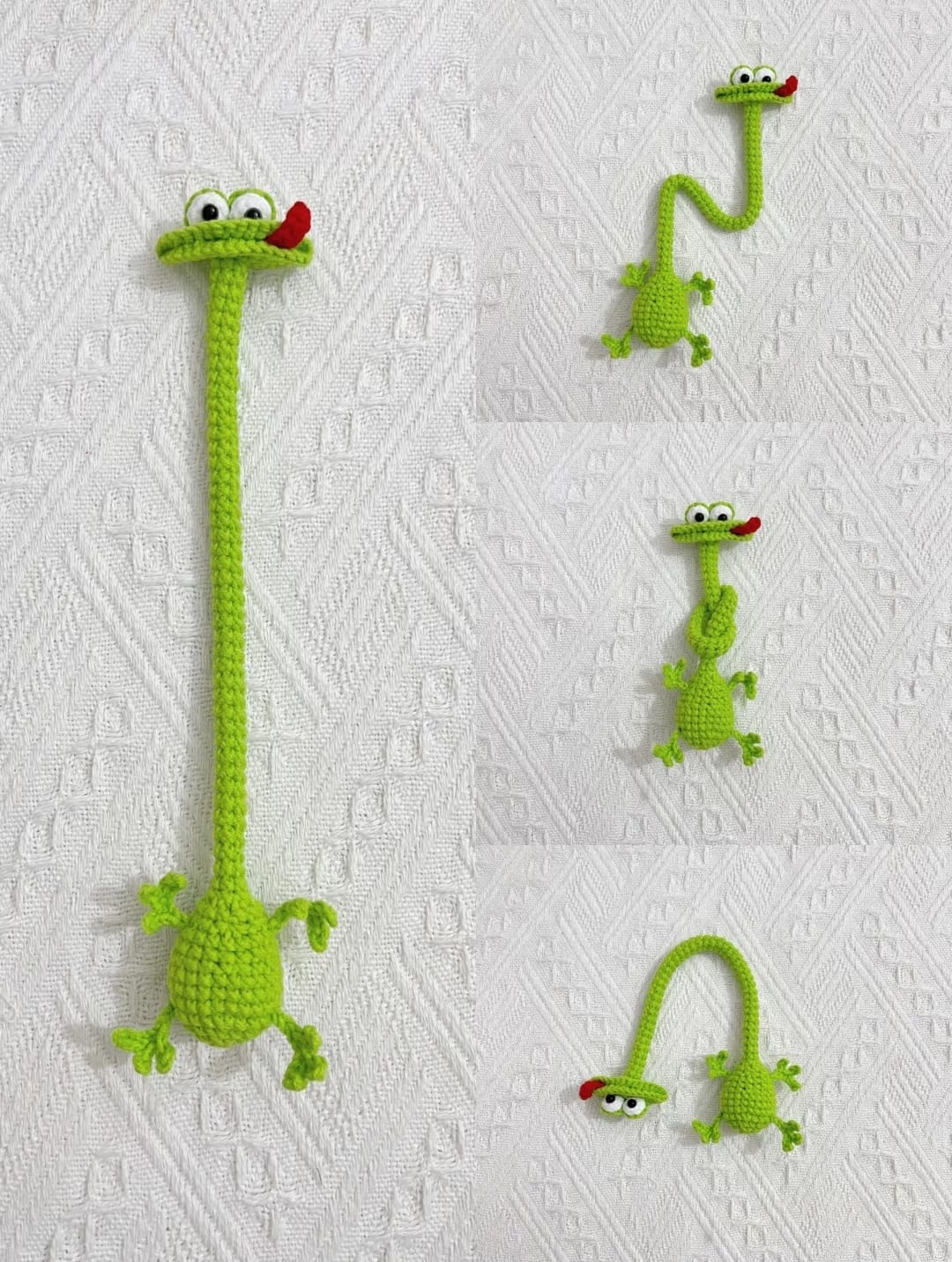 Long-Neck Frog Duckling Plush Charm