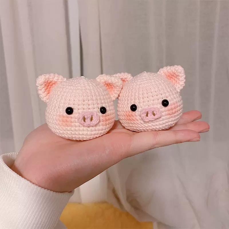 蛋蛋兔小蜜蜂猪头挂件浪漫