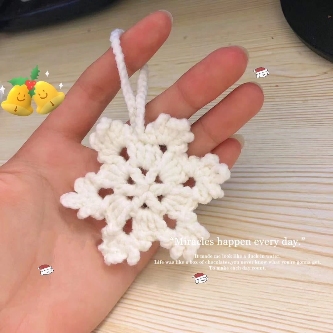 雪花挂件