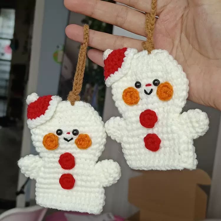 小雪人挂件温暖过冬