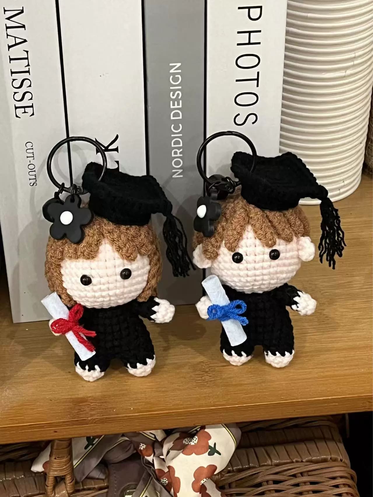 毕业生玩偶挂件