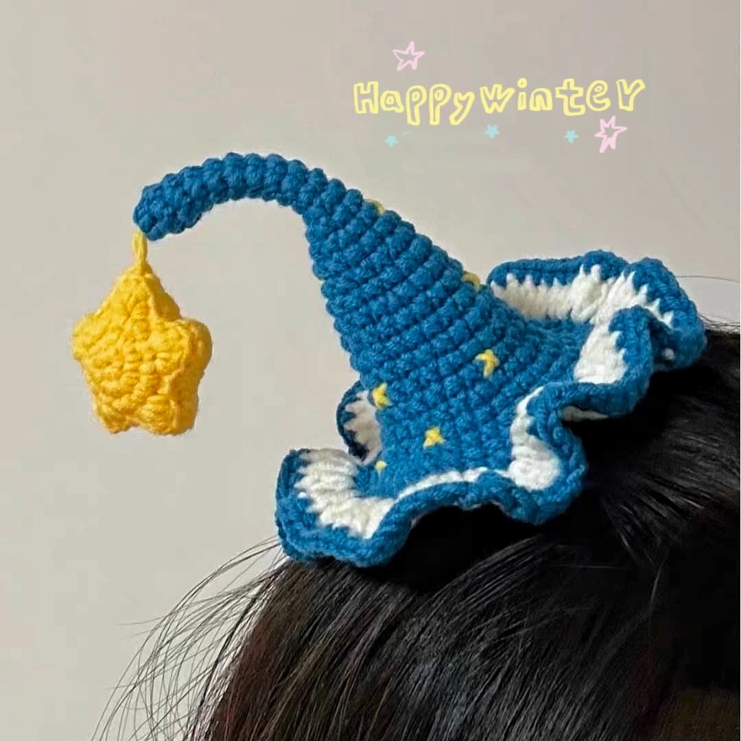 精灵帽星星发夹
