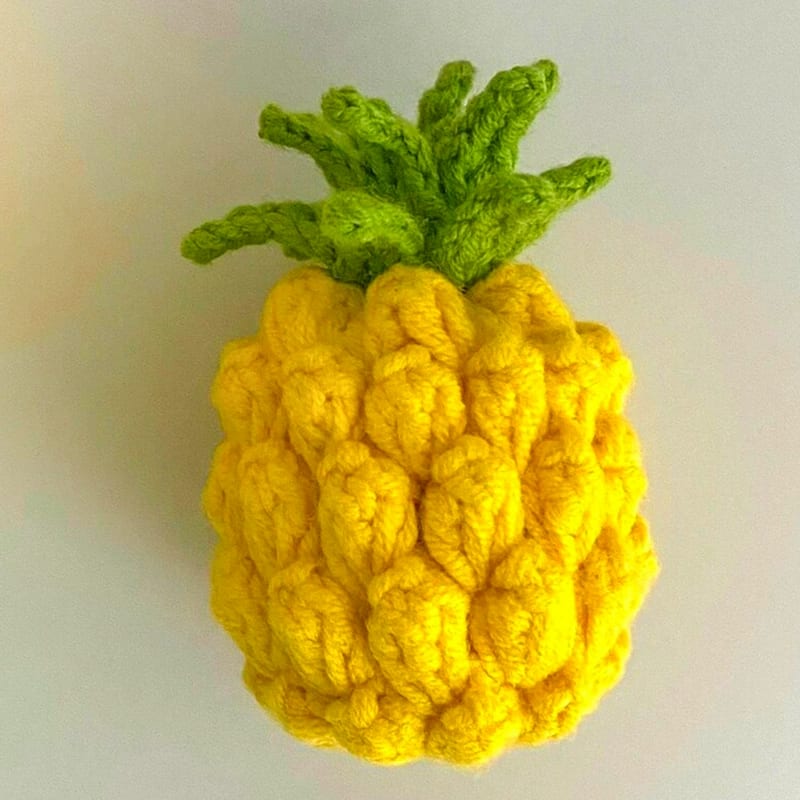 Little Pineapple Bag Charm Keychain