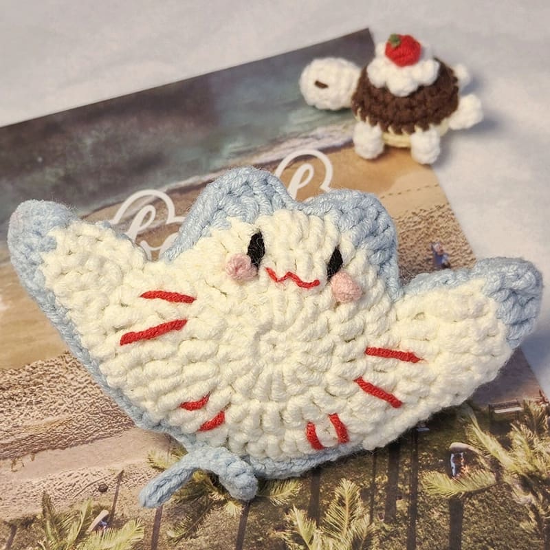 Manta Ray Keychain Bag Charm Unique