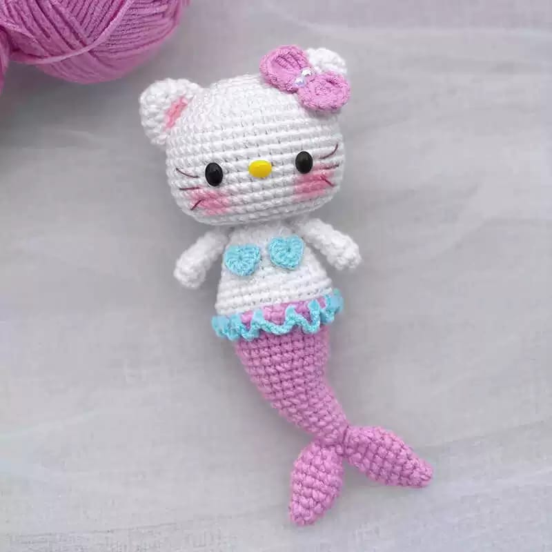 HelloKitty美人鱼玩偶挂件钥匙扣