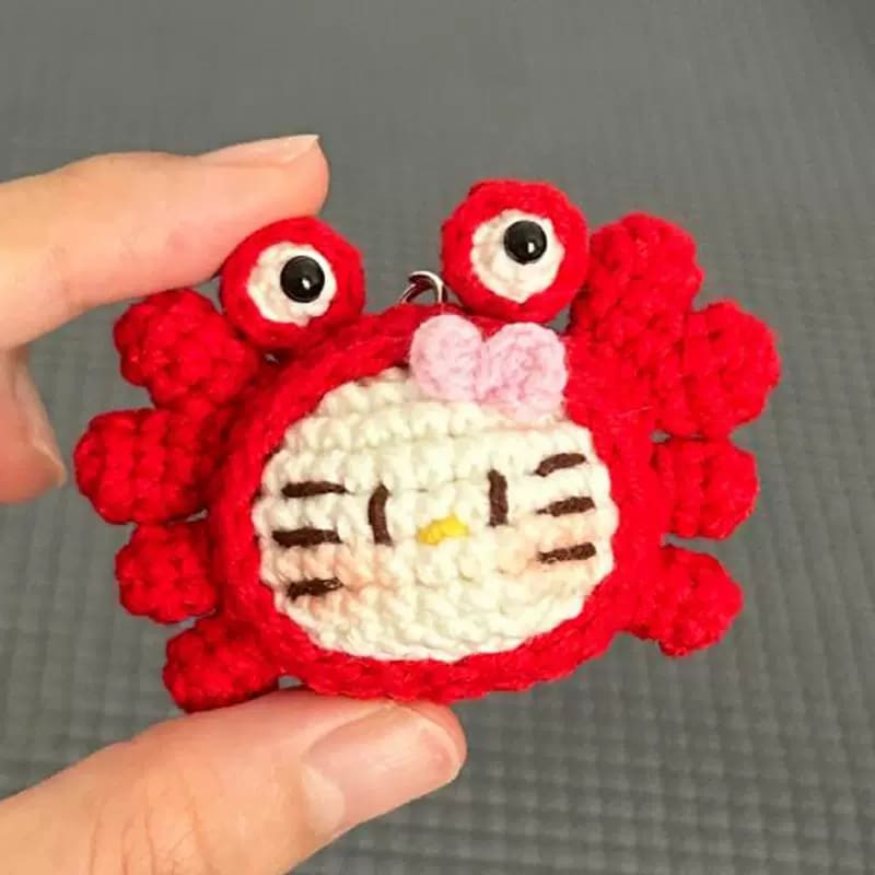 动物头套hellokitty 简单钥匙扣小挂件