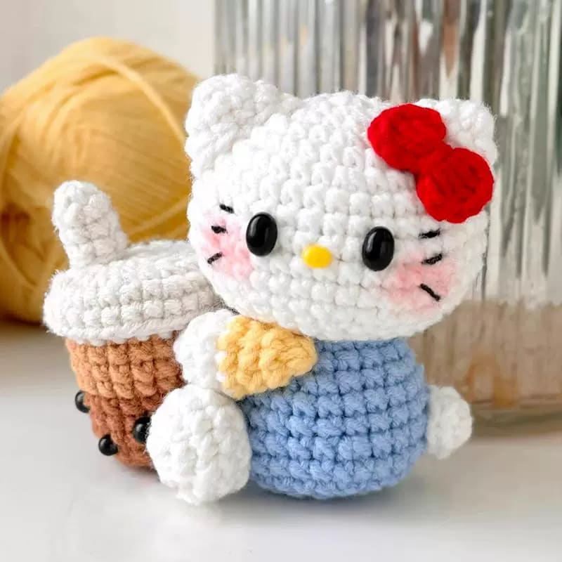 HelloKitty钥匙扣玩偶 无聊