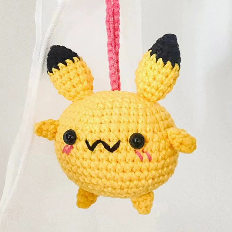 Pikachu Plush Keychain Charm