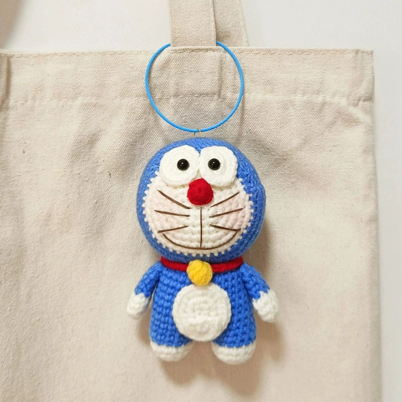 Doraemon Plush Keychain Anime Doll