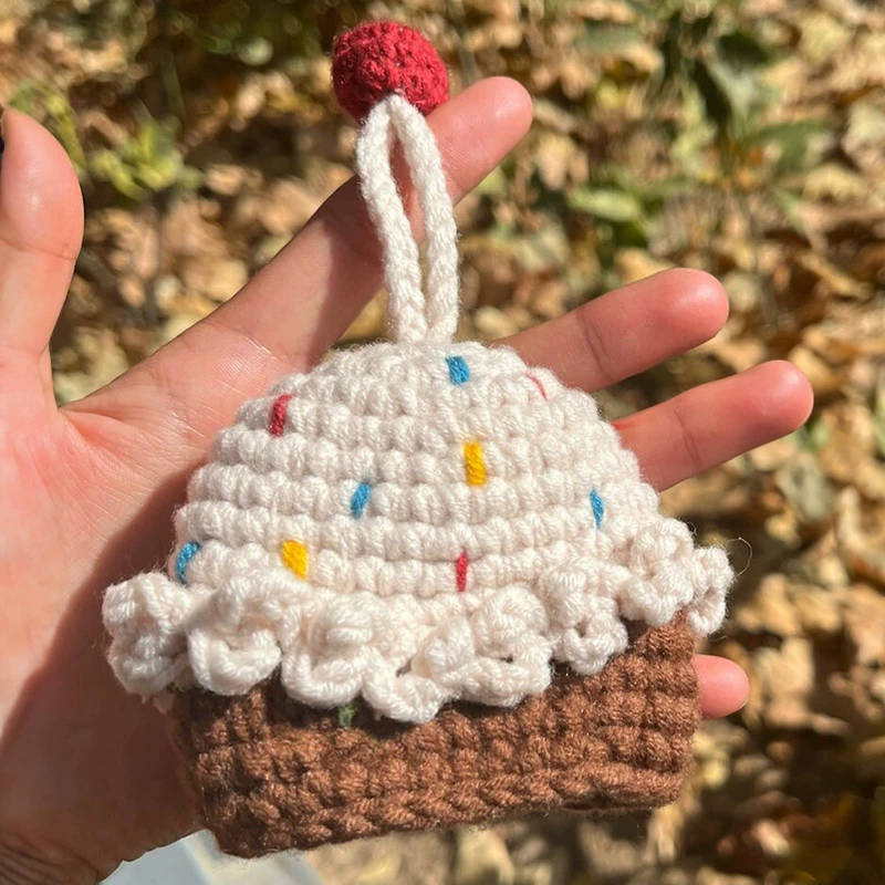 Cream Cake Key Pouch Keychain
