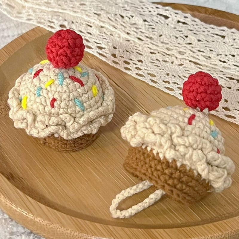 Cream Cake Key Pouch Storage Charm