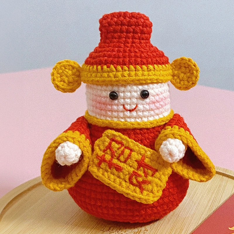 God of Wealth Car Charm Plush Doll