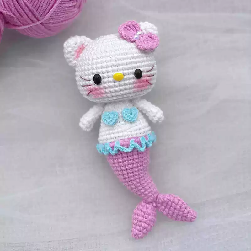 HelloKitty美人鱼玩偶挂件钥匙扣