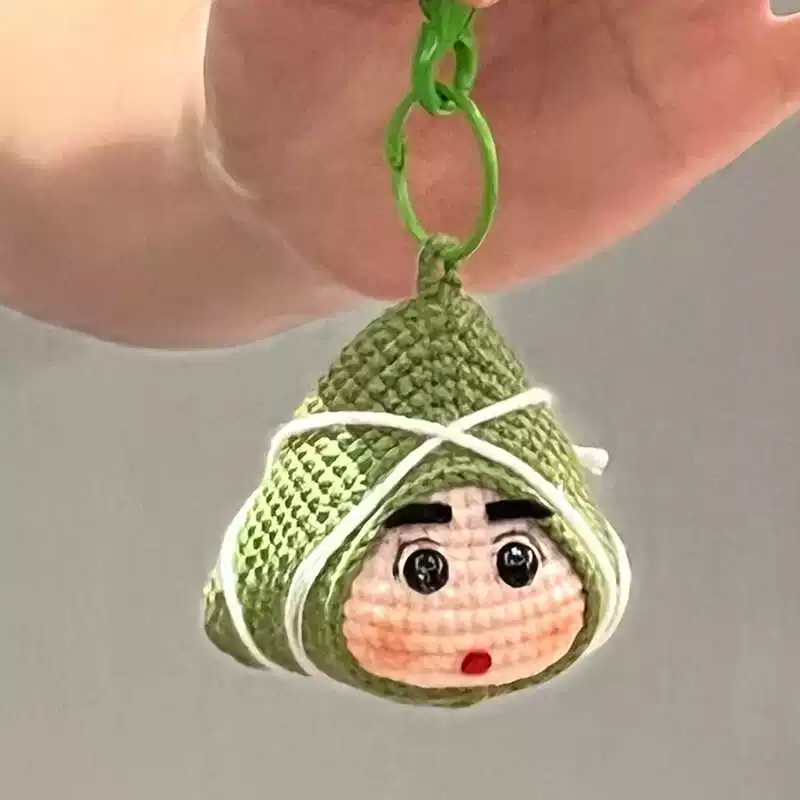 玩偶 蜡笔小新团子钥匙扣挂件