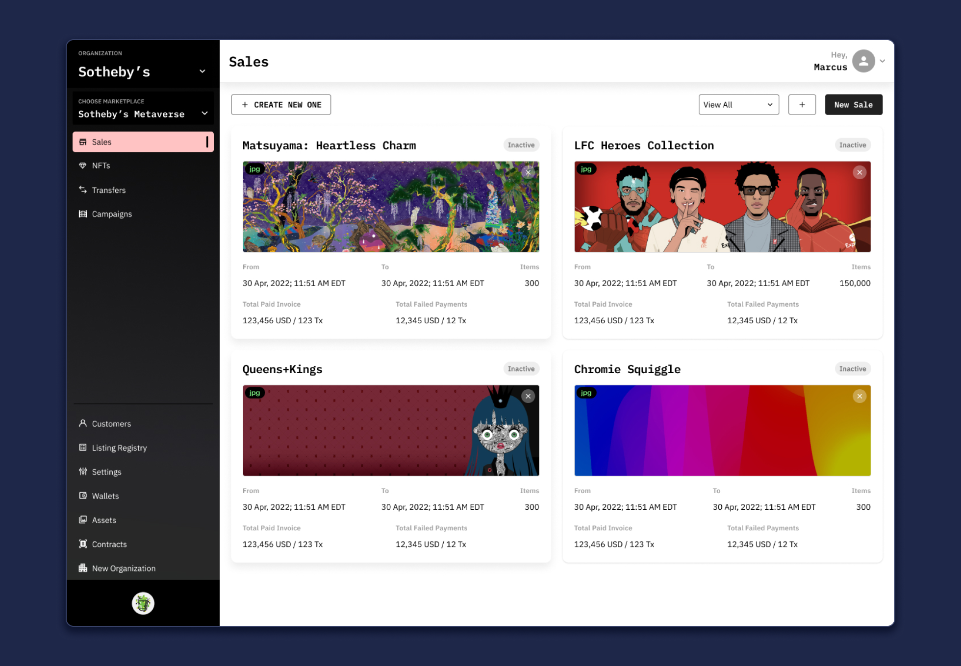 mint v1 sales page