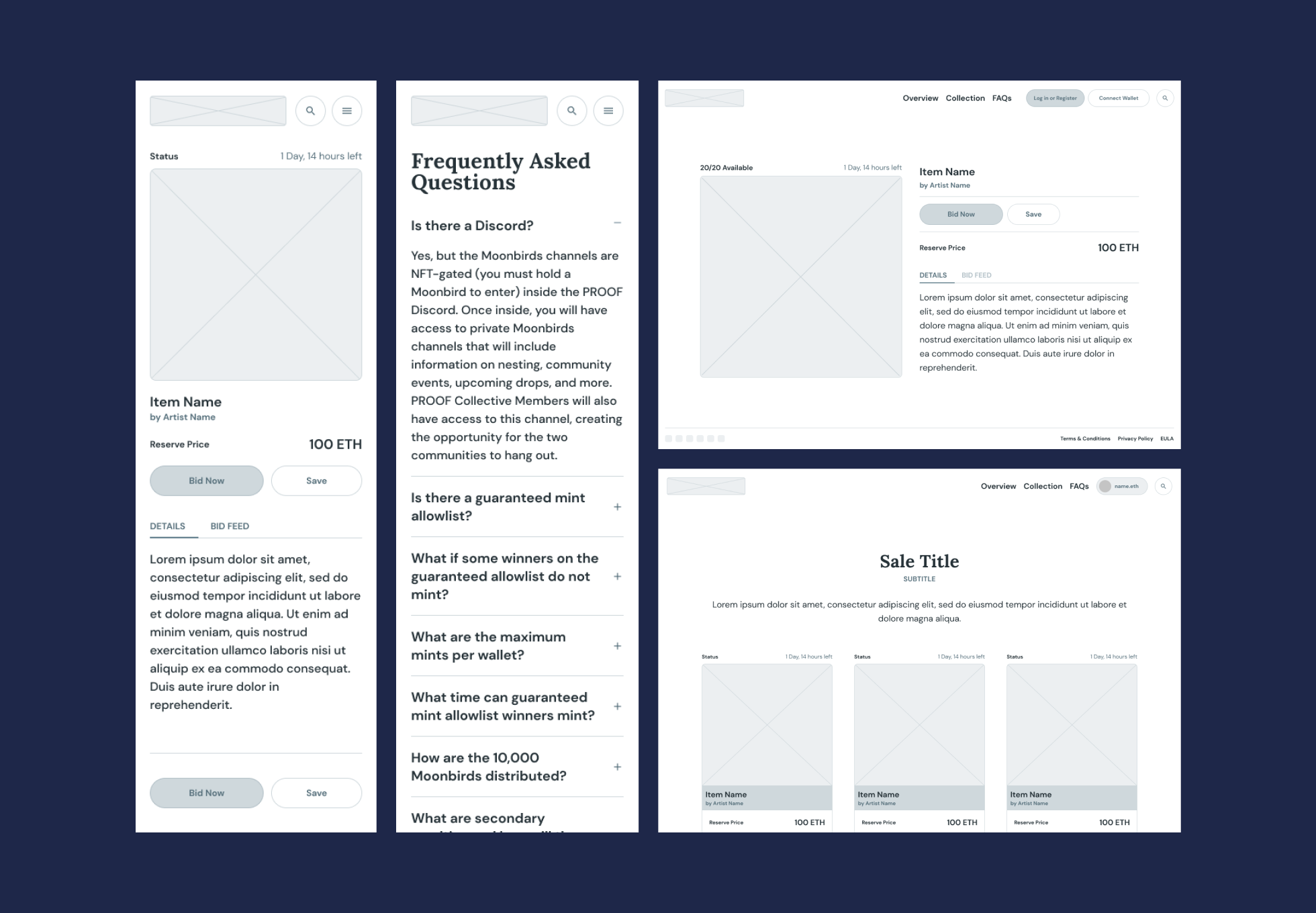 mint v2 secondary market templates