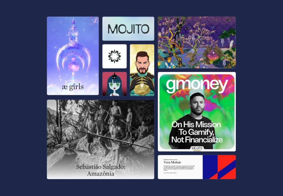 images of projects launched with Mojito's Mint platform