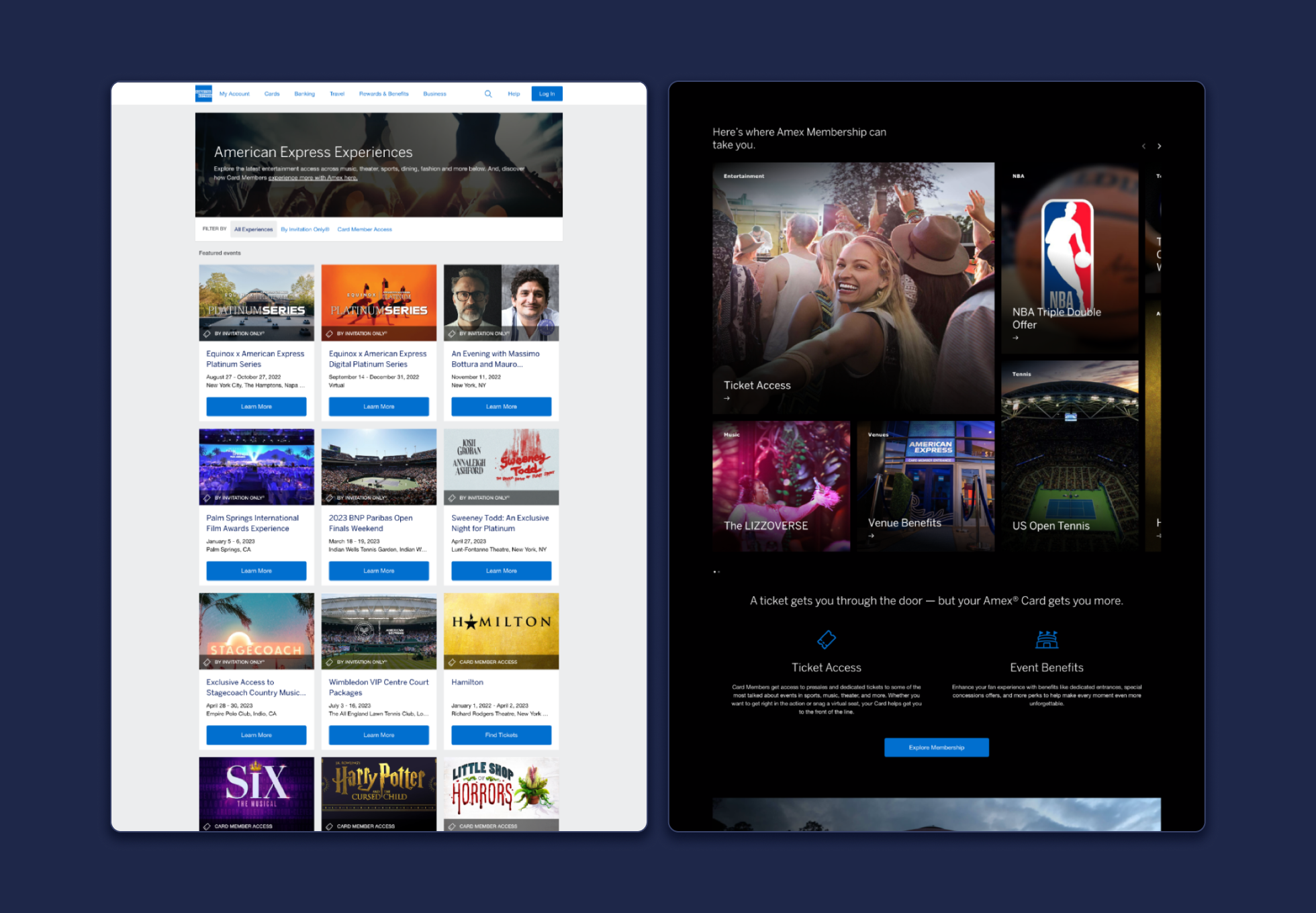 AMEX existing site research