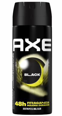 Desodorante Corporal Axe Black En Aerosol 150 ml