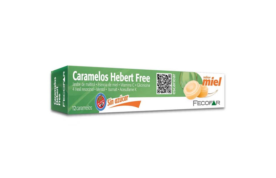 Caramelos Hebert Free Miel x 12