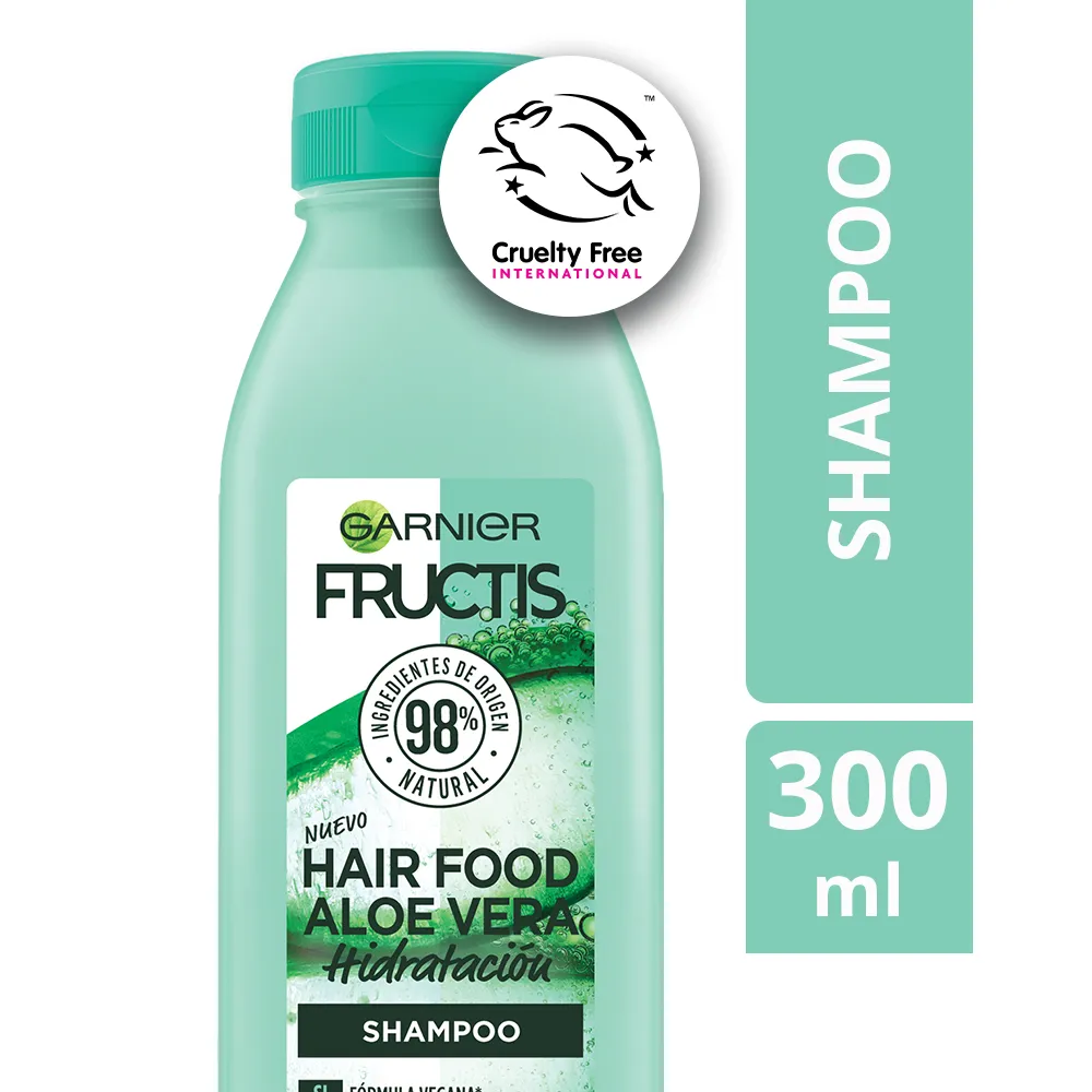 Fructis Hair Food Aloe Vera shampoo x 300 ml