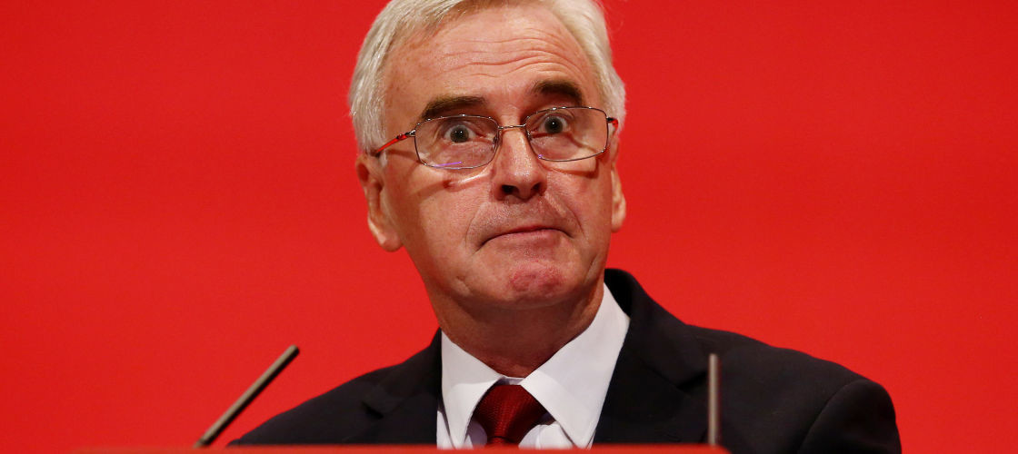 Shadow Chancellor John McDonnell