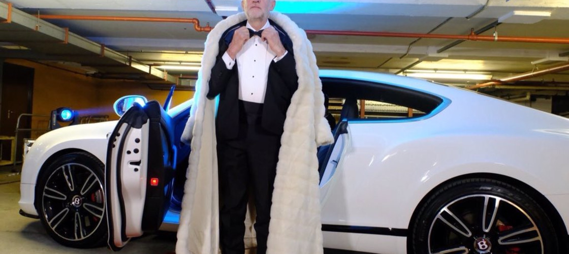 Jeremy Corbyn appearing on The Last Leg Jeremy Corbyn appearing on The Last Leg