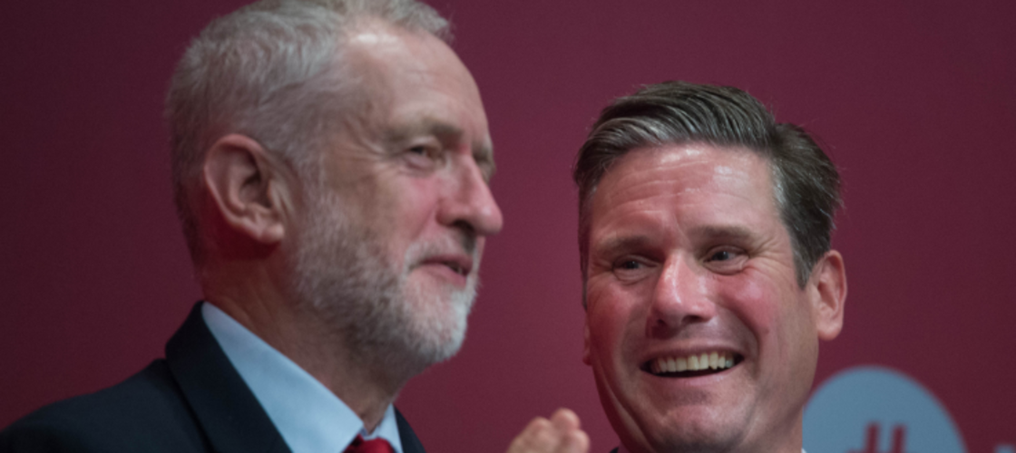 Jeremy Corbyn and Keir Starmer Jeremy Corbyn and Keir Starmer