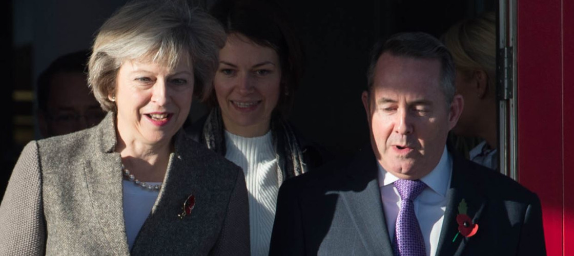 Theresa May and Liam Fox Theresa May and Liam Fox