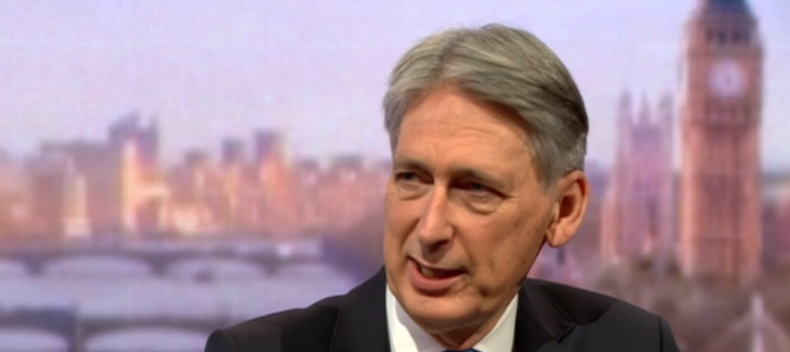 Philip Hammond on the Andrew Marr Show this morning Philip Hammond on the Andrew Marr Show this morning