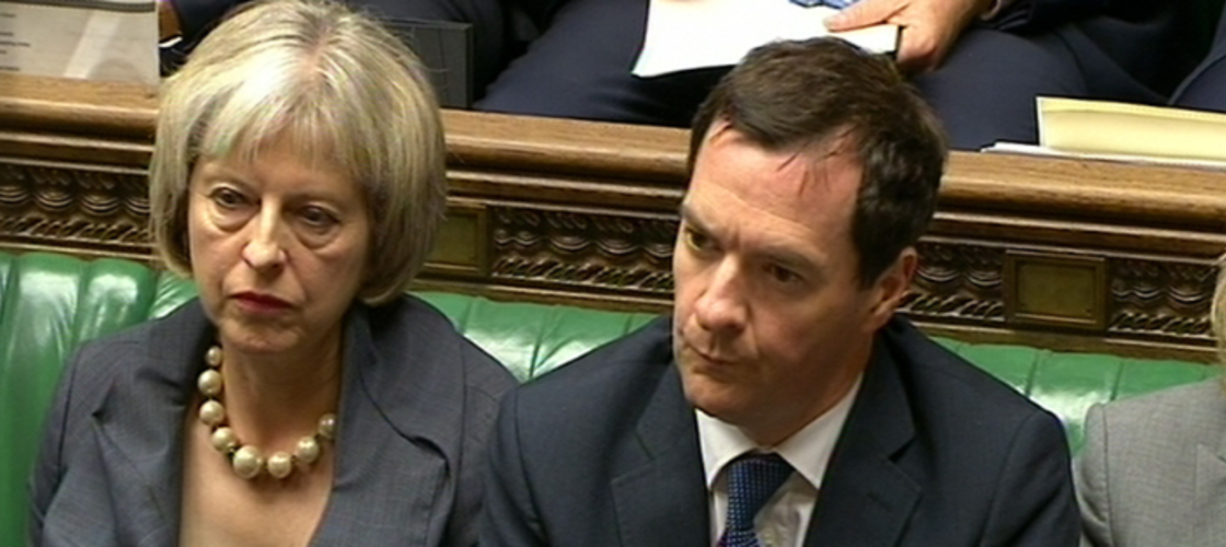 Theresa May and George Osborne Theresa May and George Osborne