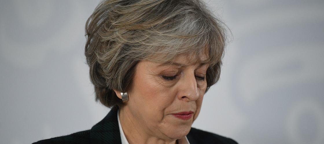 Prime Minister Theresa May speaking at Lancaster House in London where she outlined her plans for Brexit Prime Minister Theresa May speaking at Lancaster House in London where she outlined her plans for Brexit