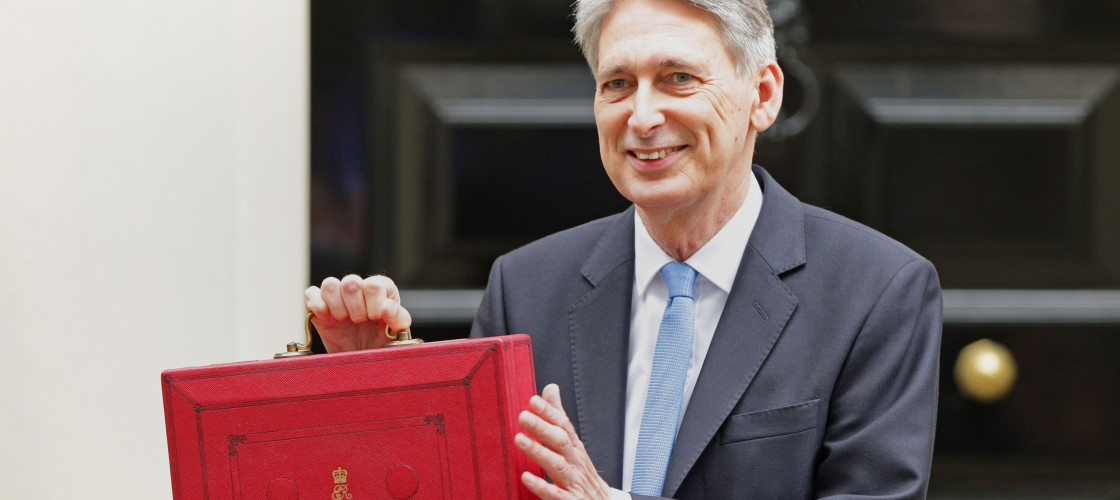 Philip Hammond outside Downing St before last year's Budget Philip Hammond outside Downing St before last year's Budget