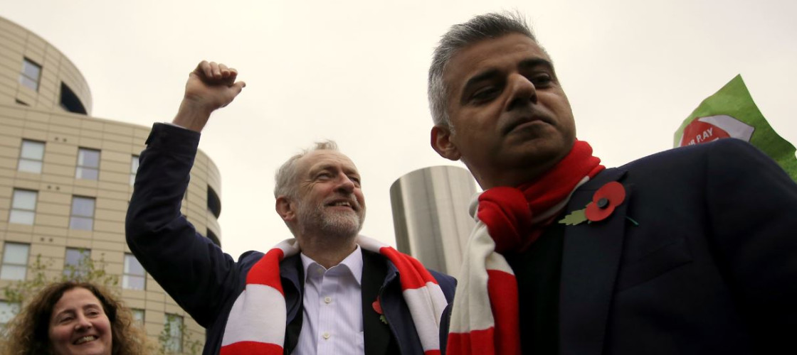 Jeremy Corbyn and Sadiq Khan Jeremy Corbyn and Sadiq Khan