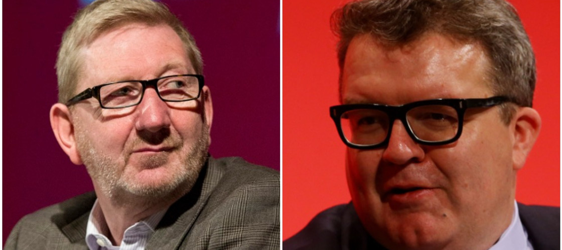 Len McCluskey and Tom Watson Len McCluskey and Tom Watson