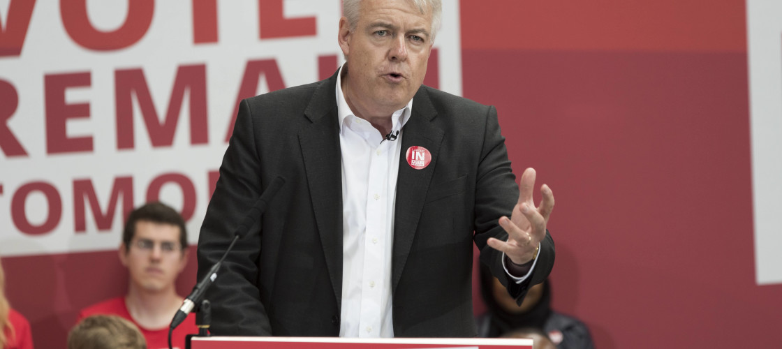 Carwyn Jones speaking ahead of the EU referendum vote