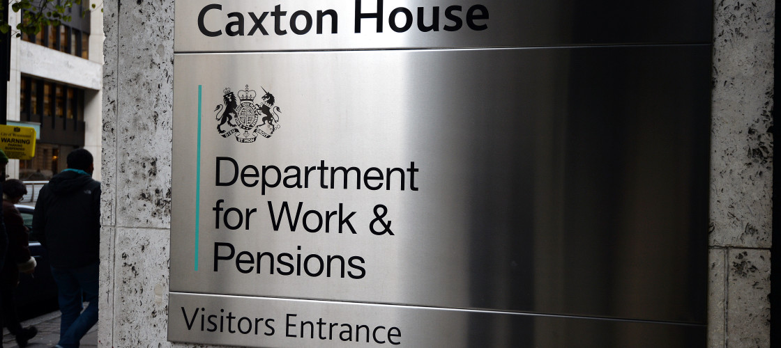 Entrance to the Department for Work and Pensions Entrance to the Department for Work and Pensions