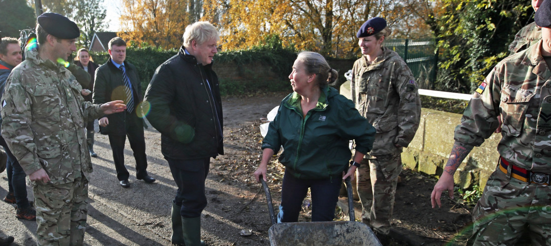 Image result for politicians floods johnson