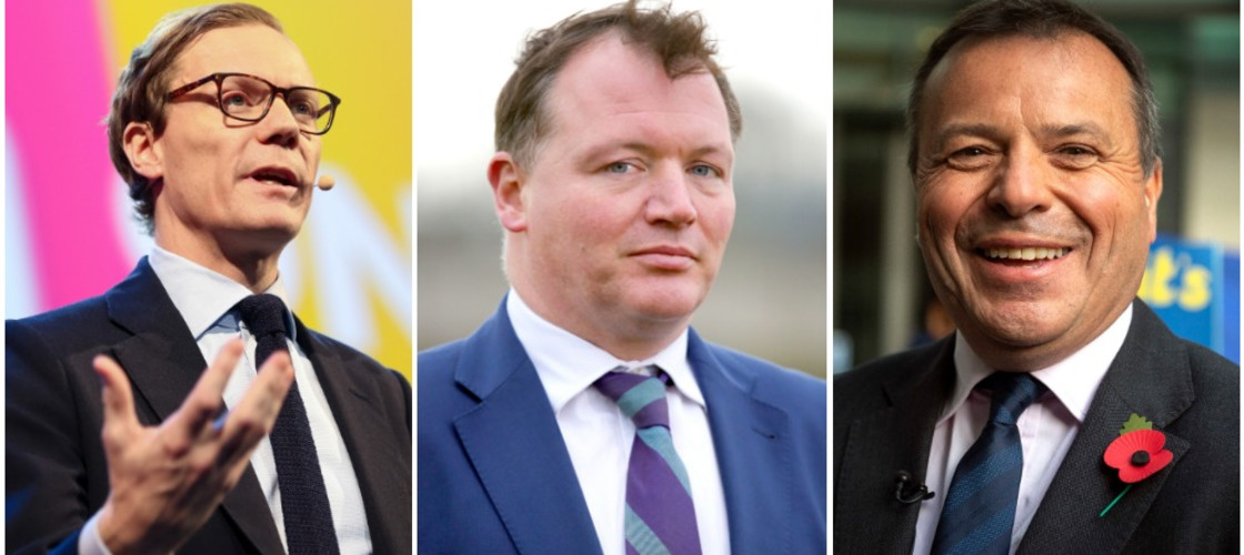 Alexander Nix, Damian Collins, Arron Banks Alexander Nix, Damian Collins, Arron Banks