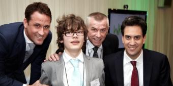 Ed Miliband praises Whizz-Kidz's 'extraordinary' work