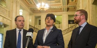 DUP leader blames Sinn Fein for deadlock at Stormont talks