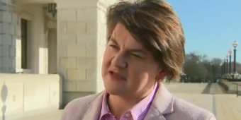 WATCH DUP leader Arlene Foster brands Theresa May’s Northern Ireland visit ‘a distraction’