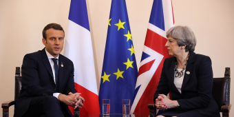 Theresa May and Emmanuel Macron threaten internet companies with fines over extremist posts