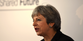 Theresa May ditches threat to pull security co-operation with EU after Brexit