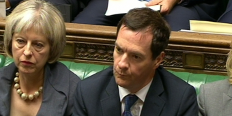 Tory MP calls for George Osborne to be barred from party conference over Theresa May attacks