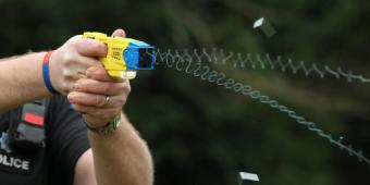Public show support for officers carrying Taser - poll