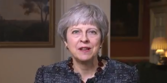 WATCH: Theresa May remembers victims of terror attacks and Grenfell fire in Easter message