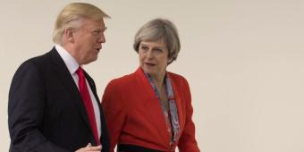 Theresa May urges Donald Trump not to scrap Iran nuclear deal